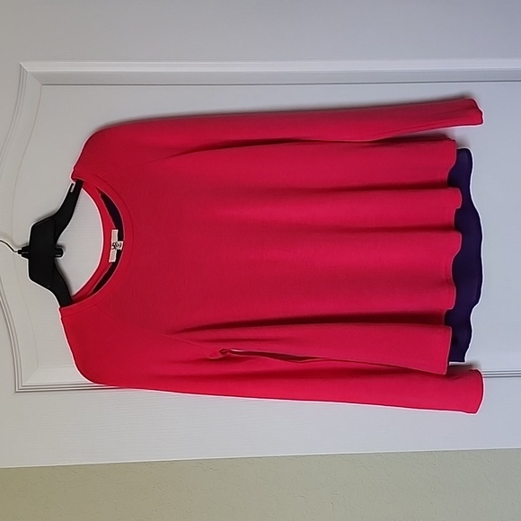 Ya of Los Angeles Sz M Pink/Purple New Sweater - Picture 1 of 7